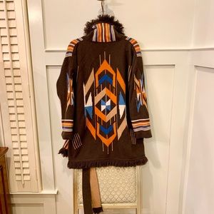 ALANUI **authentic** tribal cashmere sweater coat